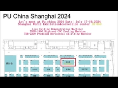 2200mm Largura de corte Máquina de corte de espuma de PU divisor horizontal automático Siemens servo eletrônico