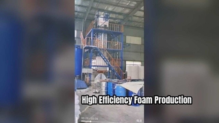 Eficiência elevada contínua vertical da máquina da espuma de TDP 1500