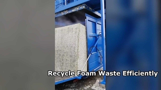 Reciclagem automática da eficiência elevada da máquina da espuma