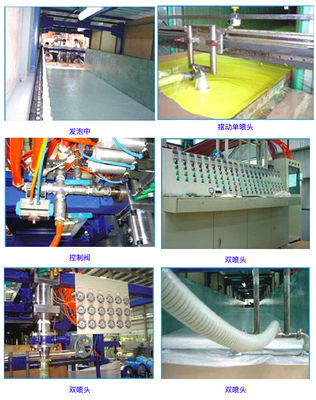 Equipamento automático horizontal da espuma de poliuretano da máquina da produção da espuma do plutônio do CE