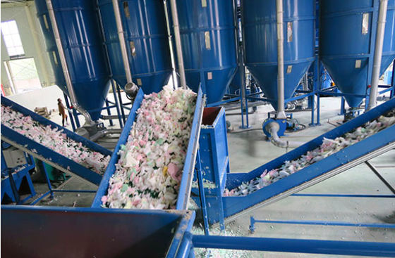 Máquina de produção de EVA de esponja reciclada Máquina de espuma tripla Espuma cilíndrica