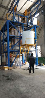 TDP-1500 Round Foam Continuous Foaming Machine Φ1.2-1.5m Diameter 3000kg/h Output Flexible PU Sponge Production Line