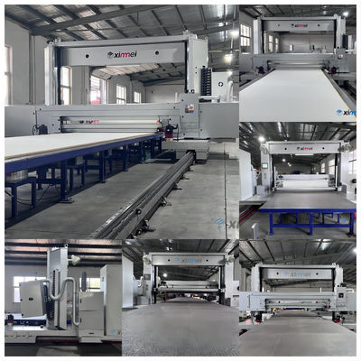 C517 banda de movimento de guia linear horizontal recíproca faca longa espuma bloco skiving sucção de ar de alta precisão alta velocidade de corte Todo controle elétrico automático com corte de borda de enrolamento Novo modelo C517