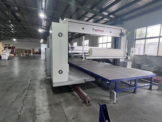 Guia de movimento linear automático espuma esponja máquina de corte horizontal comprimento infinito