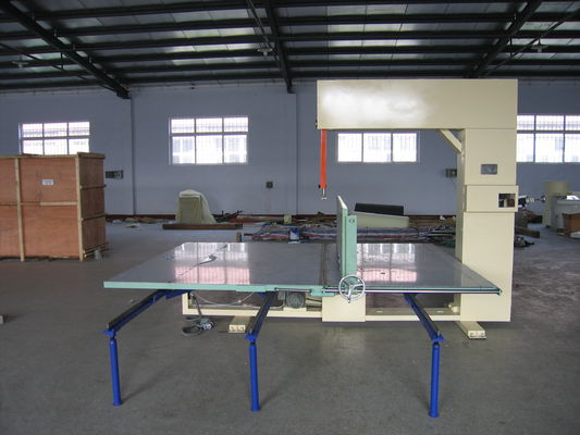 Máquina de corte vertical profissional para fatias espuma EVA PE EPE Movimento manual