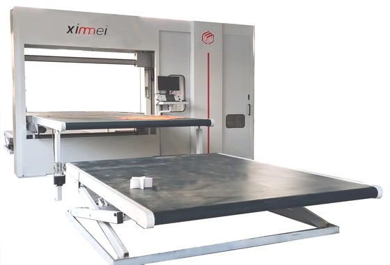 Máquina de corte de placa de espuma Cnc de contorno vertical Máquina de controle de computador Faca de loop giratório