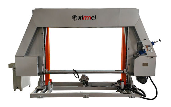 Máquina de corte de espuma de PU com Delta VFD mesa de trabalho de aço com dispositivo de sucção de ar