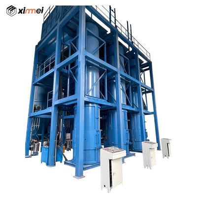 Máquina de Espuma Contínua Resíduos de PU Reciclagem de Esponja Estação de Tripla Espumação Cilindro de Φ1000-1300mm Linha de Produção de Espuma Rebondida