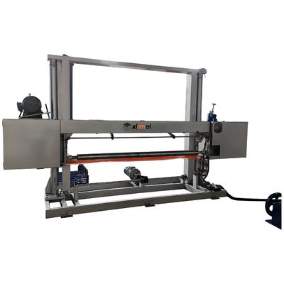 Estabilidade de trabalho pesado PU rígido 120 ILD PU Bloco 160 Kg/m3 Bloco de espuma de rebotamento Máquina de divisão horizontal semi-automática Epuiped DELTA controle e design mecânico otimizado Materiais robustos